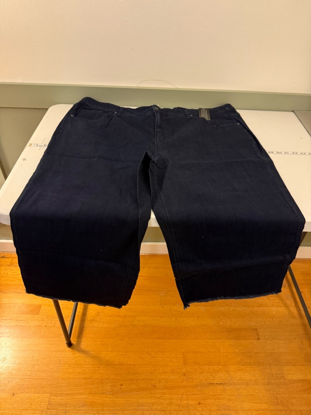 Susan Graver Dark Relaxed Jeans